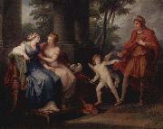 Angelica Kauffmann Venus convinces Helen to go with Paris china oil painting artist